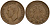 ЮАР 1/4 пенни 1944 Георг VI (1937-1952) KM 23 бронза 4164-636