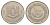 Ливия 100 дирхамов 1975 год-тип KM 17 медно-никель 4678-524
