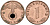 Германия 1 рейхспфенниг 1939 A KM 89, J 361 бронза 4608-629