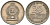 ШРИ-ЛАНКА 25 ЦЕНТОВ 1982 KM 141.2 медно-никель 192-858