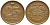 ДАНИЯ 25 ЭРЕ 1990 LG; JP; A, МАРГРЕТЕ II (1972-) KM 868.1 бронза 112-766