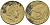 Новая Зеландия 1 доллар 2008 Елизавета II (1952-2022), птица киви  KM 120 алюминиевая бронза 51-5157