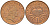 Гернси 1 пенни 1986 KM 40 бронза 4143-1232