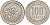 Габон 100 франков 1971 KM 12 никель UNC 00-00