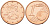 ФИНЛЯНДИЯ 1 ЕВРОЦЕНТ 2005 M KM 98 сталь плакированная медью UNC 214-264