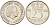 Нидерланды 25 центов 1966 Юлиана (1949-1980) KM 183 никель 4174-652