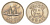 Кувейт 50 филсов 1961 AH 1381, парусник KM 6 никель латунь aUNC 4618-1049