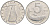 Италия 5 лир 1982 R, дельфин, руль KM 92 алюминий 4551-137