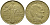 Монако 20 сантимов 1978 Ренье III (1949-2005) KM 143 алюминиевая бронза 4393-1245
