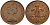 Великобритания 2 пенса 1979 Елизавета II (1952-2022) KM 916, Spink 4235 (C1) бронза 4601-437