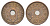 Дания 1 эре 1936 N, Кристиан X (1912-1947) KM 826 бронза 4701-611