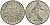 Франция 1 франк 1976 сеятель KM 925 никель 4135-847