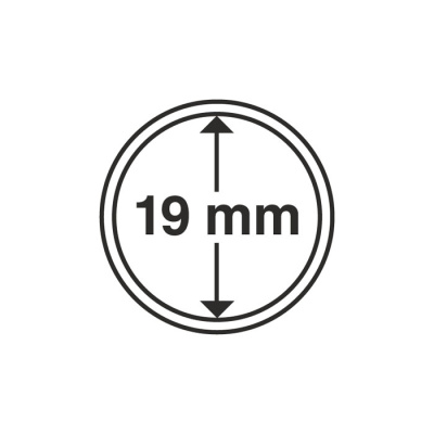 Капсулы круглые – 19 мм, упаковка 10 шт. Leuchtturm. 337551