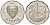 Кипр 5 милей 1982 KM 50.2 алюминий UNC 4118-427