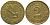 Бремен 2 пфенинга ND Funck 634.1, Men18 4503.1 латунь 4610-327