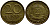 ГДР 20 пфеннигов 1969 А, первый год KM 11 латунь UNC 4398-113