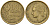 Франция 10 франков 1951 Петух KM 915.1, Le Franc 363.2 алюминиевая бронза 4142-1245