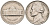 США 5 центов 1962 Джефферсон KM А192 медно-никель 92-1047
