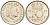 Нидерланды 10 центов 1975 Юлиана (1948-1980) КМ 182 никель    4602-535