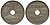 ГРЕЦИЯ 10 ЛЕПТА 1912 СОВА KM 63 никель 119-257