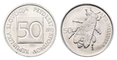 Словения 50 стотинов 1995 KM 3 алюминий UNC 4697-546